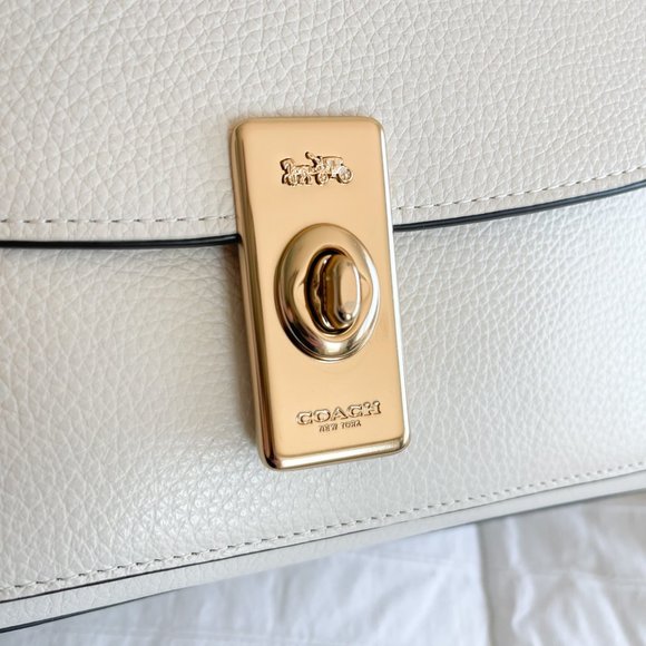 Coach Lane shoulder bag in Chalk/penny - Picture 6 of 15